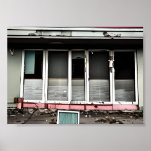 Póster Los espacios abandonados del Hotel Perdidos Debili