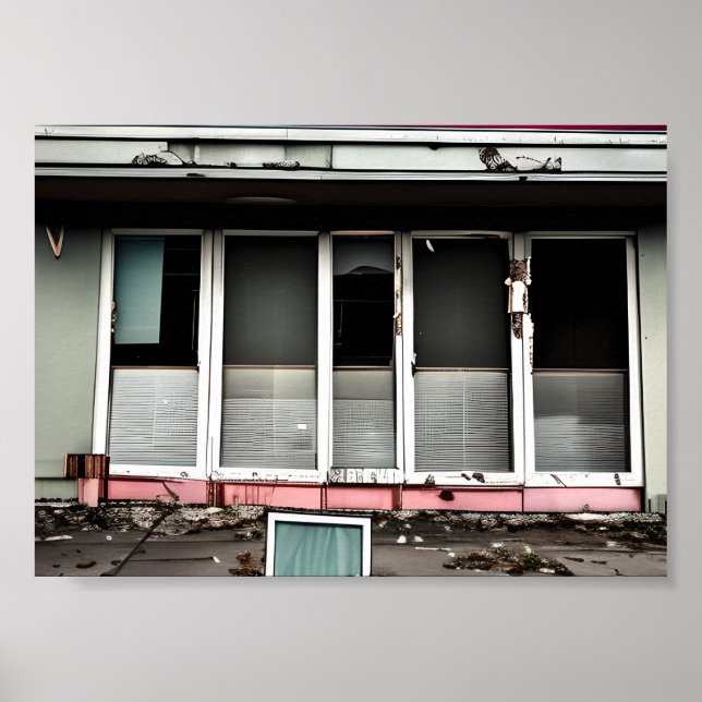 Póster Los espacios abandonados del Hotel Perdidos Debili (Frente)