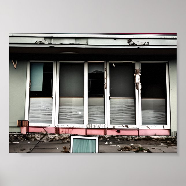 Póster Los espacios abandonados del Hotel Perdidos Debili (Frente)