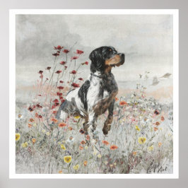 Póster Los españoles de Bretaña, temporada de caza de ave