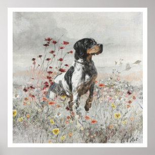 Póster Los españoles de Bretaña, temporada de caza de ave