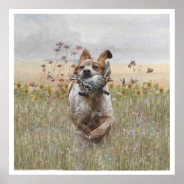 Póster Los españoles de Bretaña, temporada de caza de ave