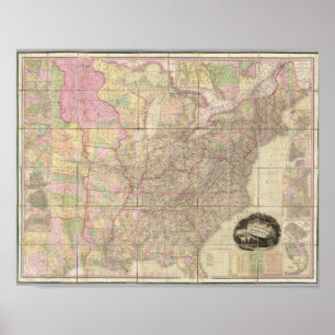 Póster Los Estados Unidos de América