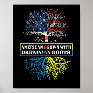 Póster Los estadounidenses cultivan raíces ucranianas, la