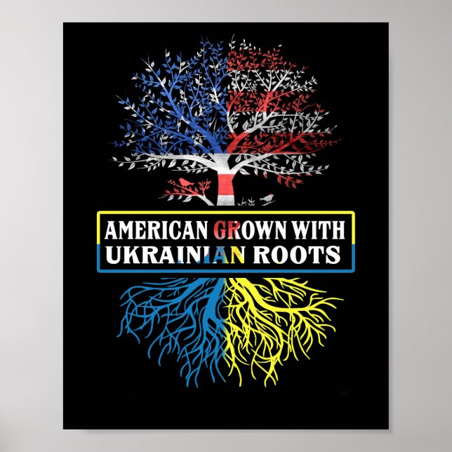 Póster Los estadounidenses cultivan raíces ucranianas, la (Frente)