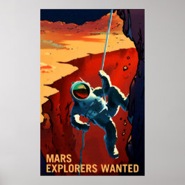Póster LOS EXPLORADORES DE MARS QUERÍAN PROpaganda de rec