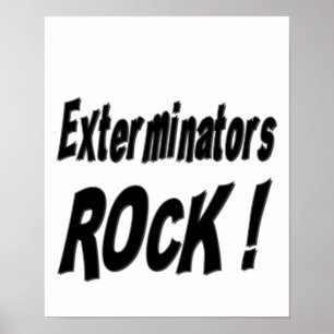 Póster ¡Los exterminadores rocían! Poster