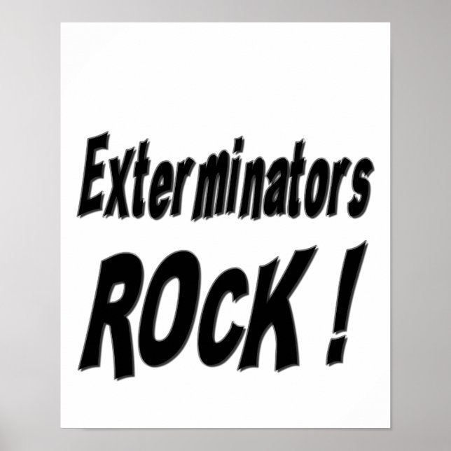 Póster ¡Los exterminadores rocían! Poster (Frente)