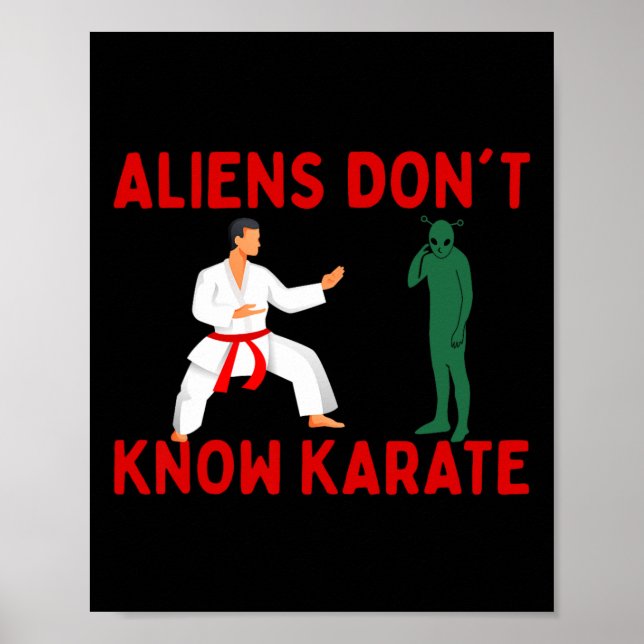 Póster Los extranjeros no saben karate 2 (Frente)