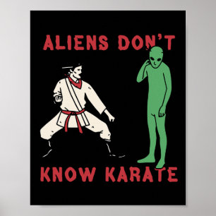 Póster Los extranjeros no saben karate 4