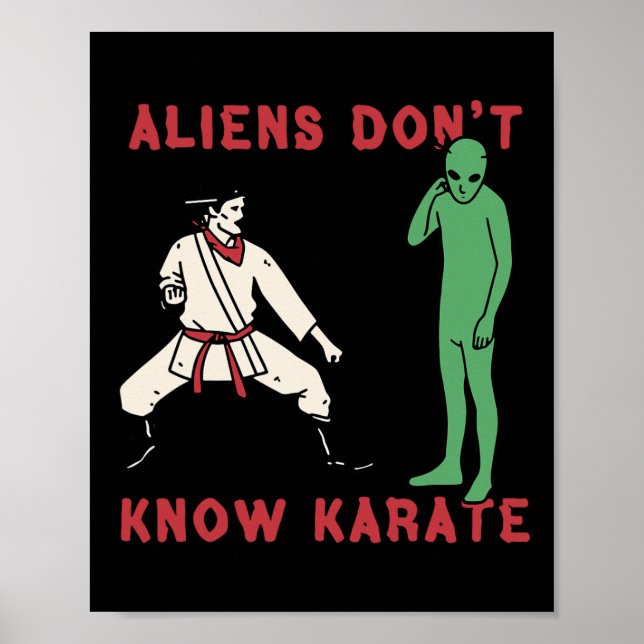 Póster Los extranjeros no saben karate 4 (Frente)