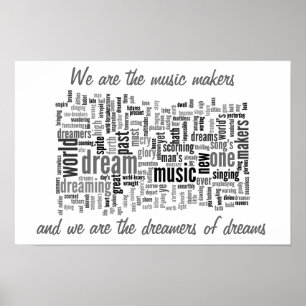 Póster Los fabricantes de la música