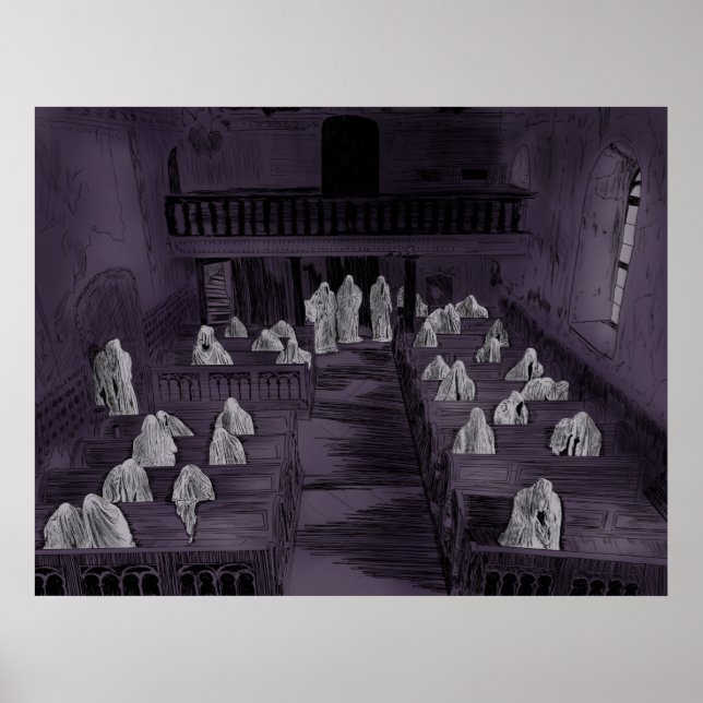 Póster Los fantasmas de la Iglesia de San Jorge (Frente)