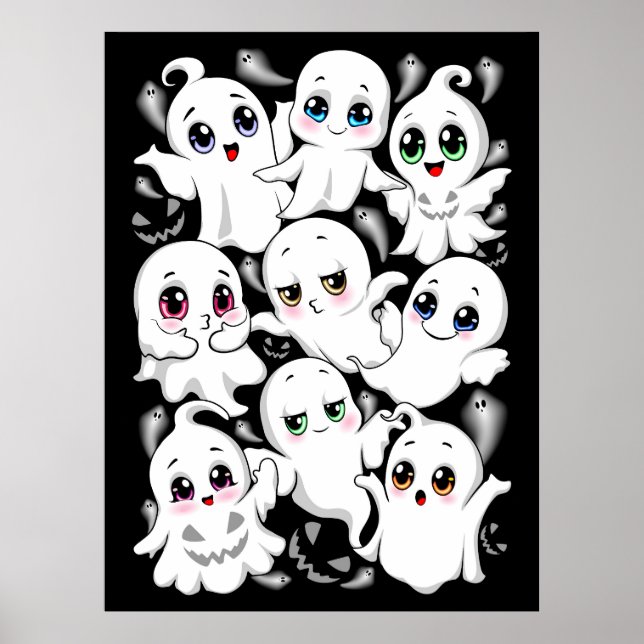 Póster Los fantasmas del bebé espantaron el humor de Hall (Frente)