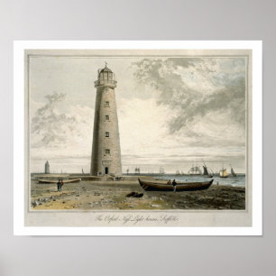Póster Los faros de Orford Nefs, Suffolk, del volumen
