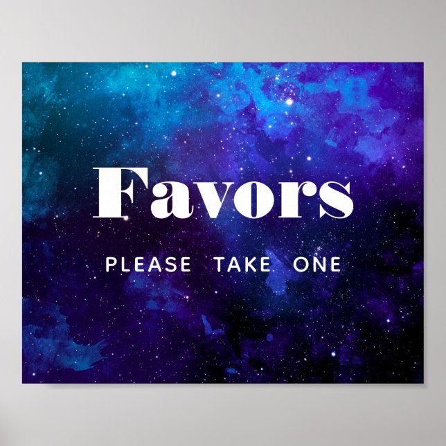 Póster Los favores se llevan uno. Firma del boda espacial (Frente)