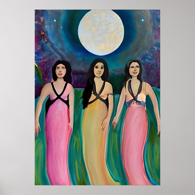 Póster Los fieles de la luna (Frente)