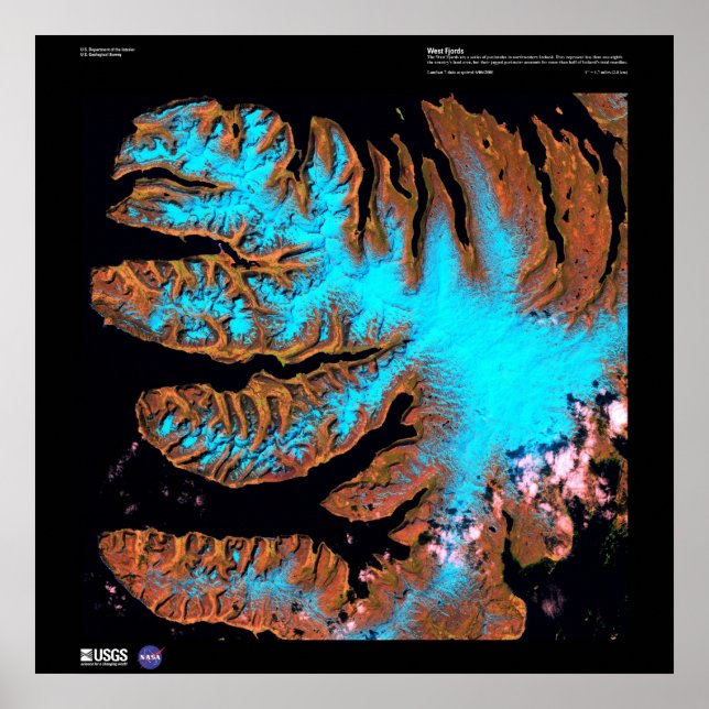 Póster Los fiordos occidentales (Frente)