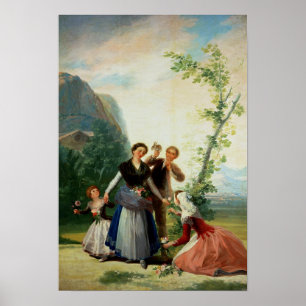Póster Los floristas o primavera, 1786