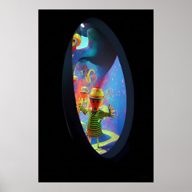 Póster Los forasteros Ken Gage Surrealist (Frente)