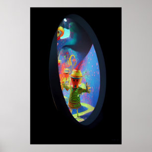 Póster Los forasteros Ken Gage Surrealista