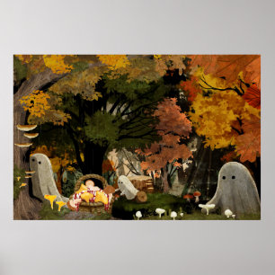 Póster Los Forrajes De Hongos