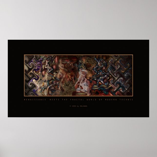 Póster Los fractales son antiguos (Frente)