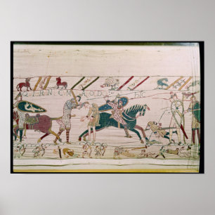 Póster Los franceses son que luchan y que matan a Harold