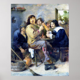 Póster Los fumadores