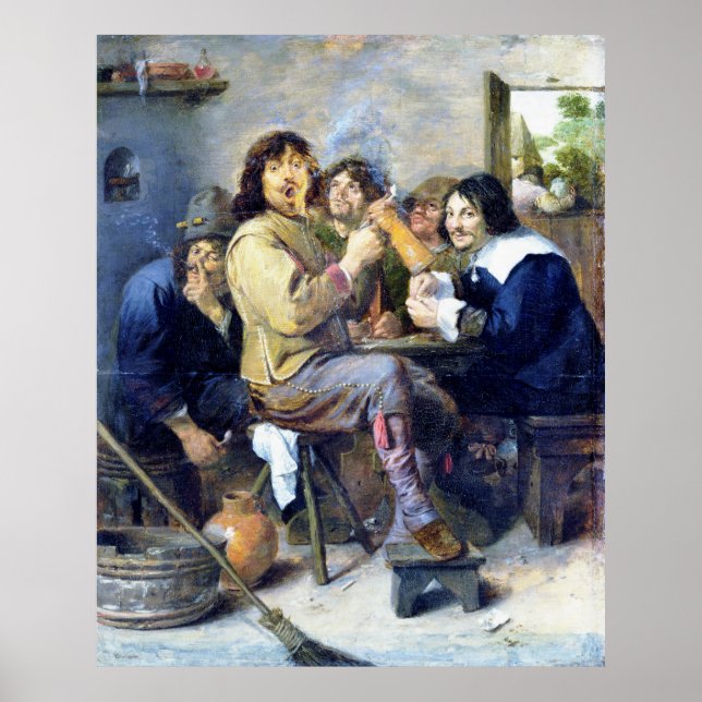 Póster Los fumadores (Frente)