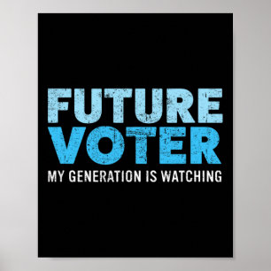 Póster Los Futuros Camisas Votantes Se Resisten A La Polí
