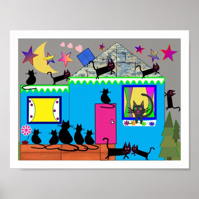 PÓSTER LOS GATOS EN TODAS PARTES (Frente)