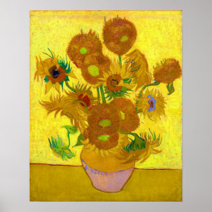 Póster Los girasoles de Van Gogh