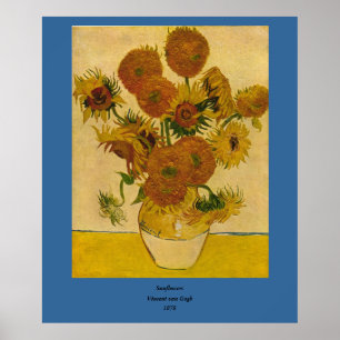 Póster Los girasoles de Vincent van Gogh, 1878
