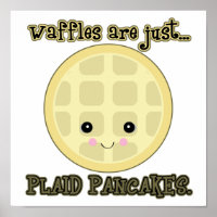 los gofres de kawaii son solo tortitas de yeso