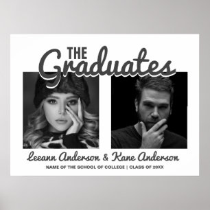 Póster Los graduados Doble Bienvenida de Graduación