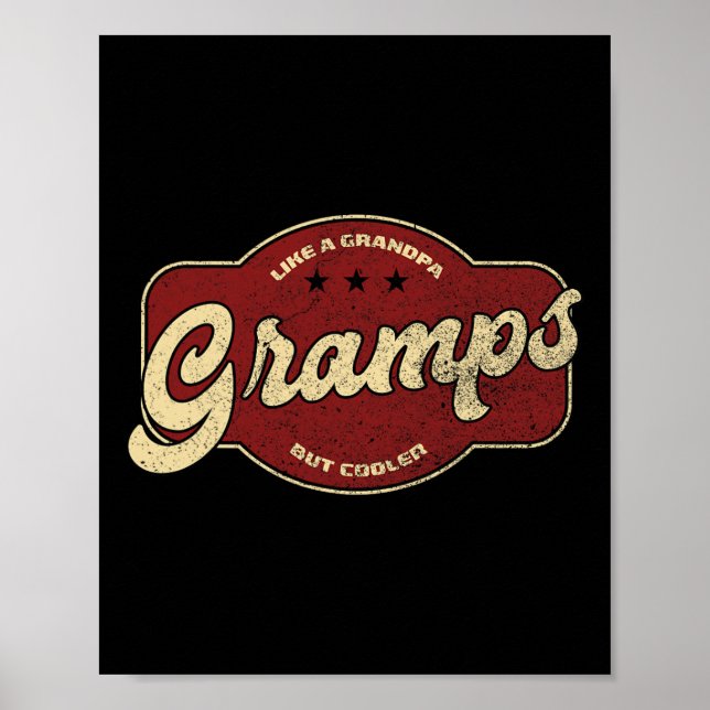 Póster Los Gramps Como Un Abuelo Pero Más Fresco (Frente)