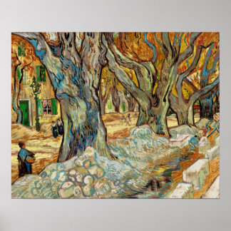 Póster Los grandes Árboles del Avión (Recorrido de Saint-