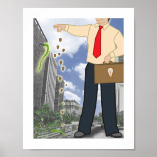 Póster Los grandes sueños están en pequeñas semillas.