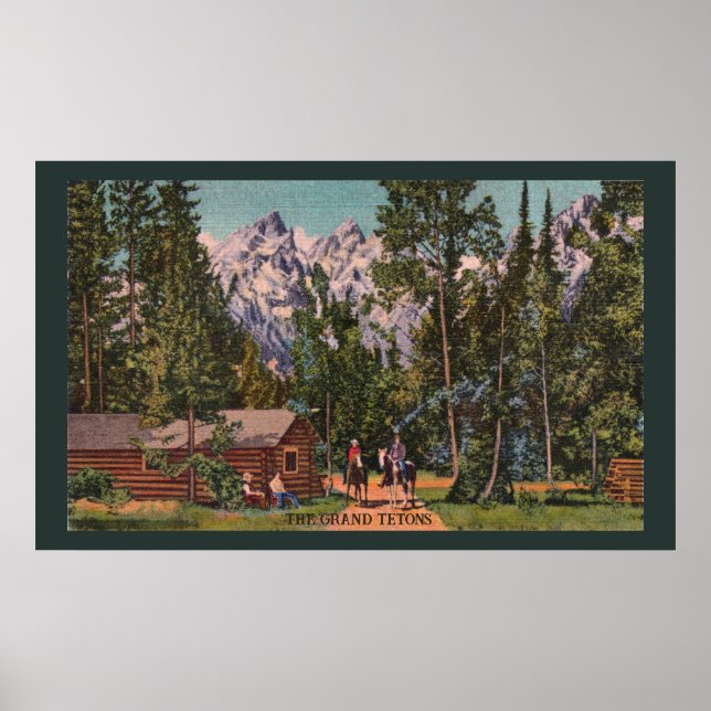 Póster Los grandes tetones - Wyoming (Frente)