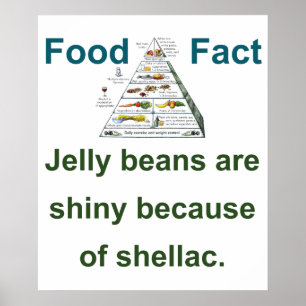 Póster Los Granos De Jelly Son Brillantes Debido A Shella