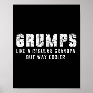 Póster Los grumos como un abuelo pero muy fríos son sólo 