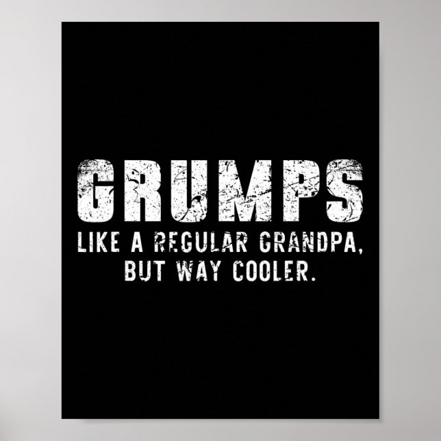 Póster Los grumos como un abuelo pero muy fríos son sólo  (Frente)