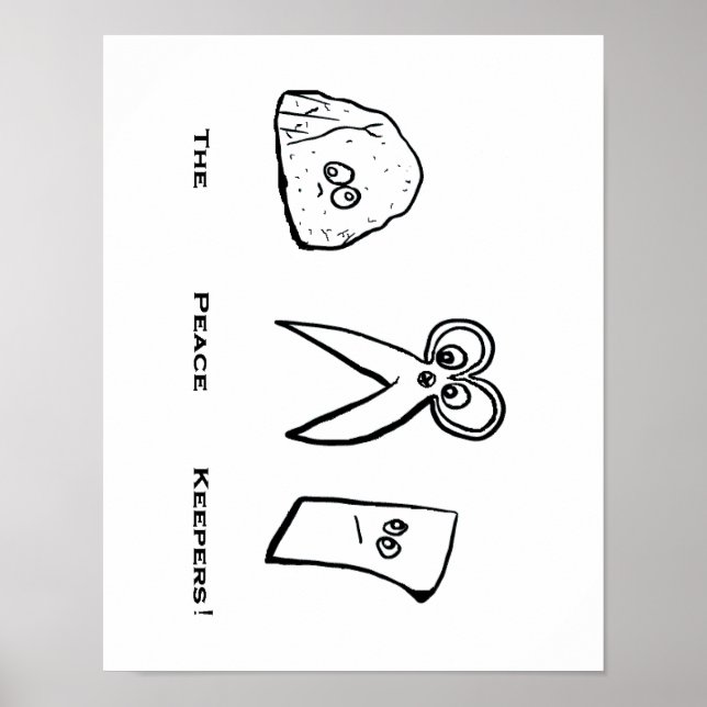 Póster Los guardianes de la paz (Frente)