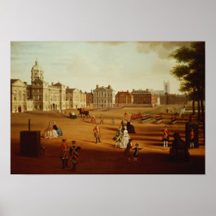 Póster Los guardias de pie del 2° desfile de los caballos