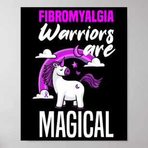 Póster Los Guerreros De Fibromialgia Son Fibromya Magnífi