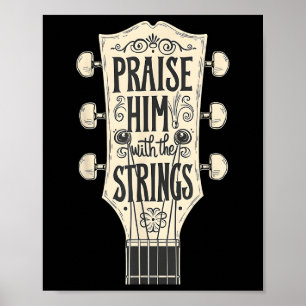 Póster Los Guitaristas De Jesús Lo Alaban Con El Acento D