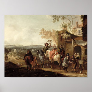 Póster Los halconeros