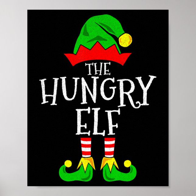 Póster Los hambrientos Navidades de Elf, una familia dive (Frente)