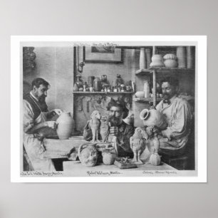 Póster Los hermanos de Martin en el estudio en el